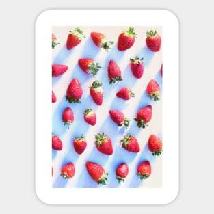 Sunset Strawberries Sticker